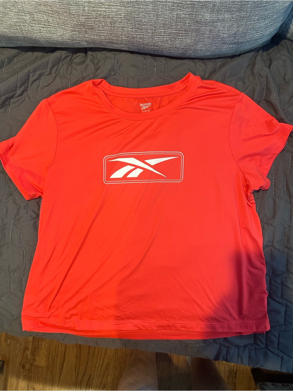 Reebok Red Short Sleeve Logo Tee
